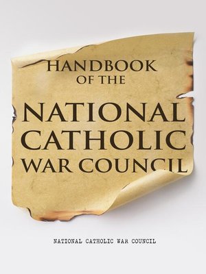 cover image of Handbook of the National Catholic War Council